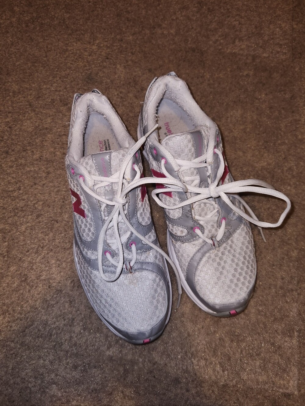New Balance Toning Wellness Sneakers | White Pink Grey | W9.5 - Picture 2 of 7